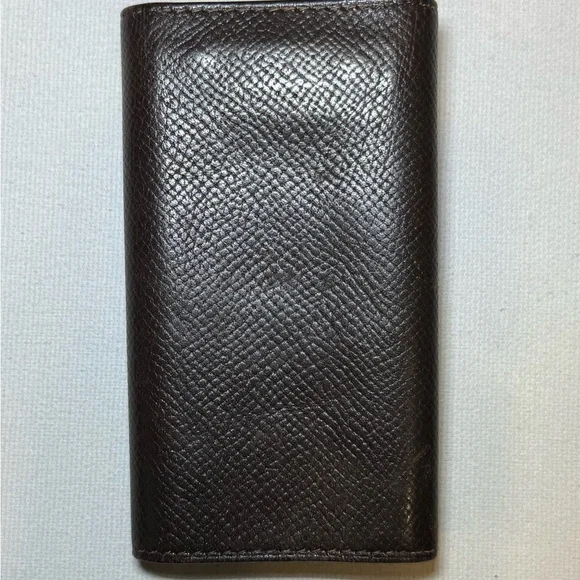 Hermès Black Leather Key Holder with Gold Accents - Picture 10 of 10